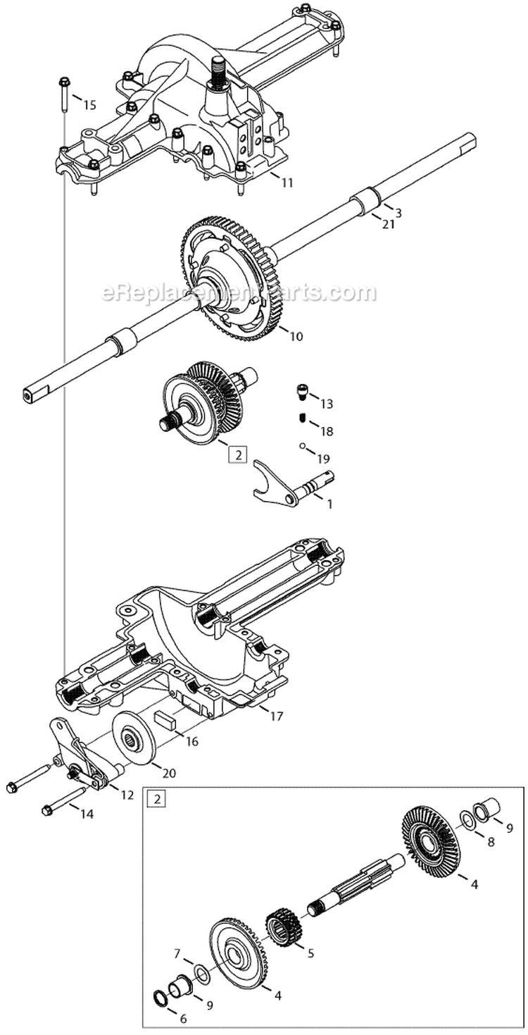 Page J Diagram and Parts List for 13AN772G000 2008 Yard Machines Lawn Tractor